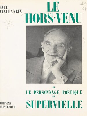 cover image of Le hors-venu